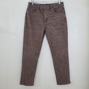 American Eagle Jeans Men 33x32 (28) Beige Airflex+  Athletic Fit Tapered Stretch